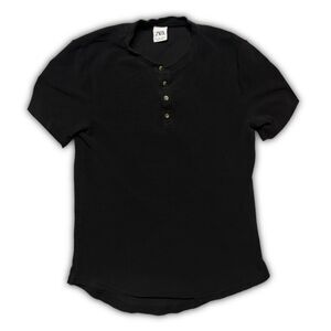 Zara Men's Black Shirt